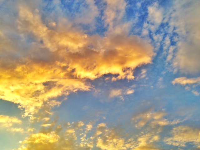 The sky tonight from my apartment!